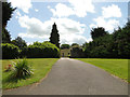 Entrance driveway on Pepper Lane