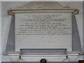 Memorial in All Saints Church, Graveney