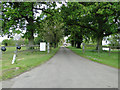 Entrance driveway to The Grange