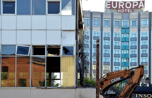 Demolition, former College of Business Studies, Belfast - June 2015(2)