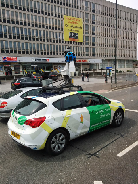 Google Street View car, Crawley © Robin Webster :: Geograph Britain and ...