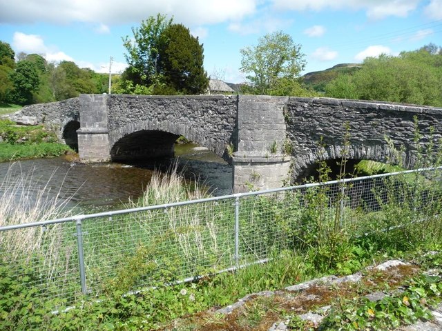 Bridge over the Elwy, Llanfair Talhaiarn, west side