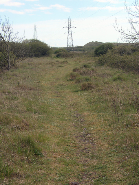 The Wales Coast Path on Margam Moors