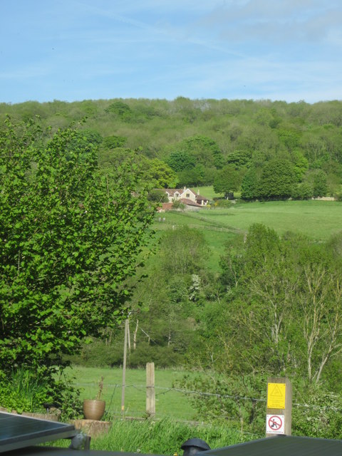 Looking across the Avon Valley to Sheephouse Farm