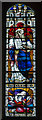 Stained glass window, St Matthew