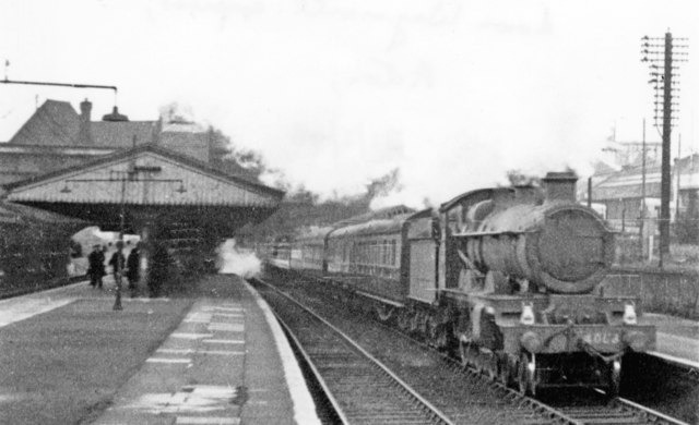 Acton (Main Line) station 1948, with... © Ben Brooksbank :: Geograph ...