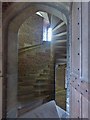 TF2157 : Part of the spiral staircase at Tattershall Castle by Derek Voller