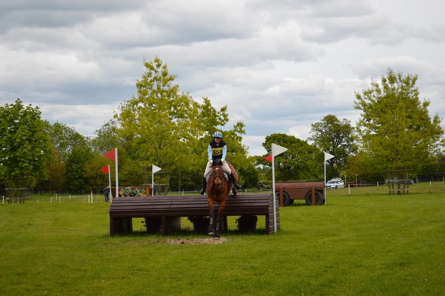 Brand Hall Horse Trials: cross-country obstacles: Blue Chip Pro Crossing
