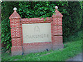 Sign for the Oaksmere Hotel