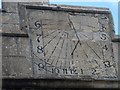 TL1048 : Sundial, All Saints' church Cople by Bikeboy