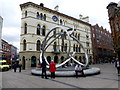 Modern sculpture, Victoria Square, Belfast