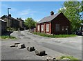 Old railway building in Horwich End