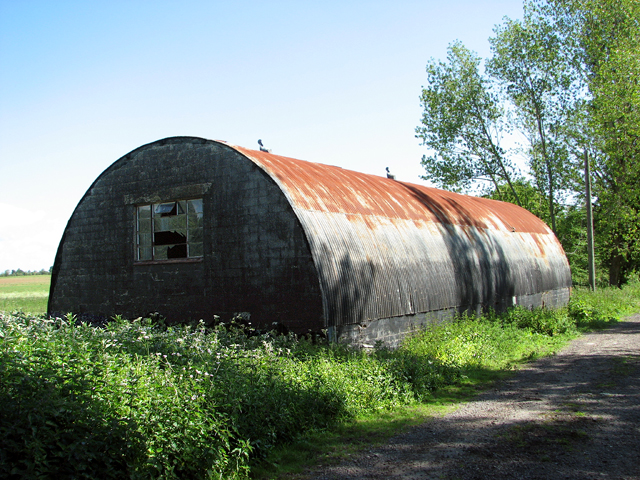 Romney hut beside farm track