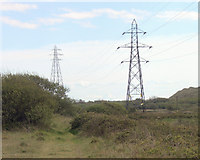 SS7884 : Pylons at Margam Moors by eswales