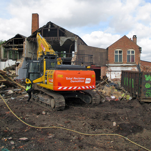 London Road: demolition of Gresham Works