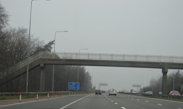 Footbridge over the M6