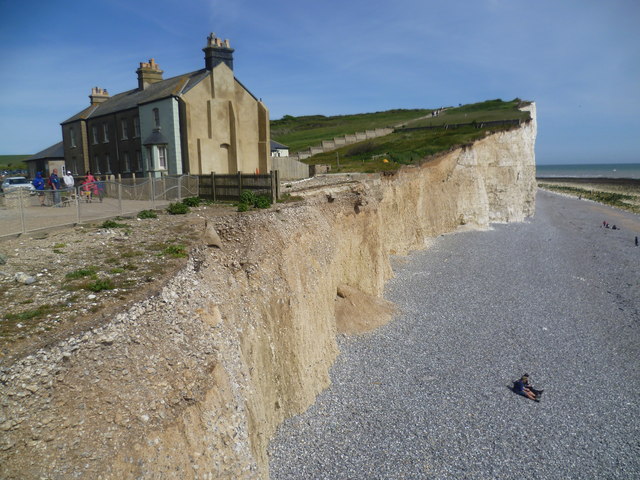 Another house has gone at Birling Gap