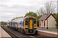 NY5733 : Leeds bound train at Langwathby by The Carlisle Kid