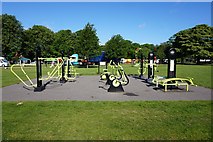 TA1230 : Keep Fit equipment in East Park, Hull by Ian S