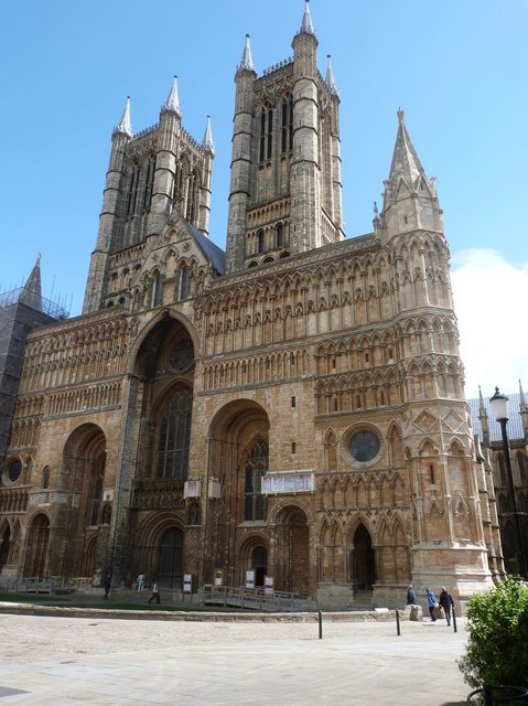 Lincoln Cathedral, The West Front © Derek Voller :: Geograph Britain ...