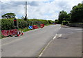 Temporary traffic lights, Brister End, Yetminster