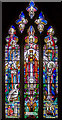 TF1340 : Stained glass window, St Andrew's church, Helpringham by J.Hannan-Briggs