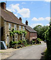 Houses near the SE end of Mill Lane, Yetminster