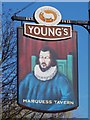 TQ3284 : Sign for The Marquess Tavern, Canonbury Street, N1 by Mike Quinn