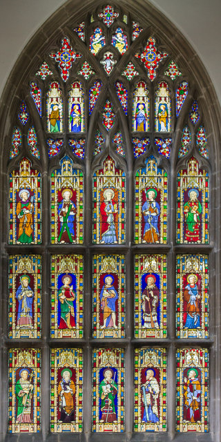 West window, St Andrew's church, Horbling