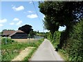 Lane leading to The Street from Grove Manor, Woodnesborough