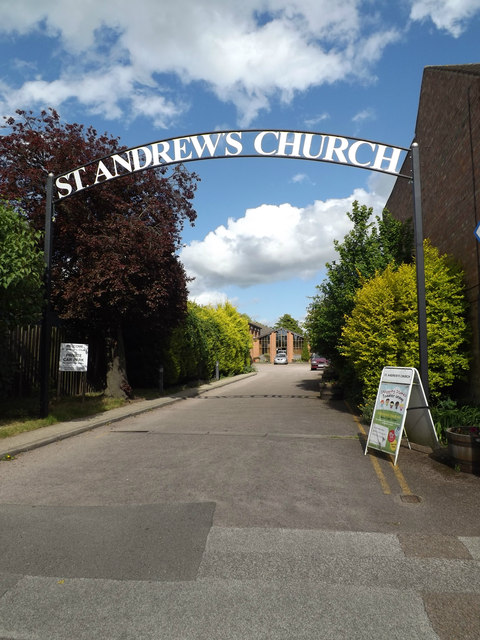 Entrance to St Andrew's Church