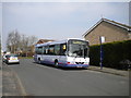 Bus on West Nooks, Haxby