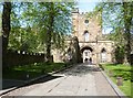 NZ2742 : The entrance gatehouse to Durham Castle by Derek Voller