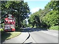 Portsmouth Road at the entrance to Toby Carvery