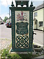 Three  commemorations  on  a  water  pump