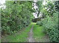 Path behind West Heath Road