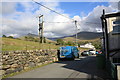 Gerlan Road with the Carneddau behind