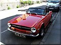 Vintage 1972 Triumph TR6, New Street, Sandwich