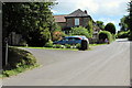 Brister End speed limit sign, Yetminster