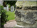 Nineteenth-century benchmark on Narborough church