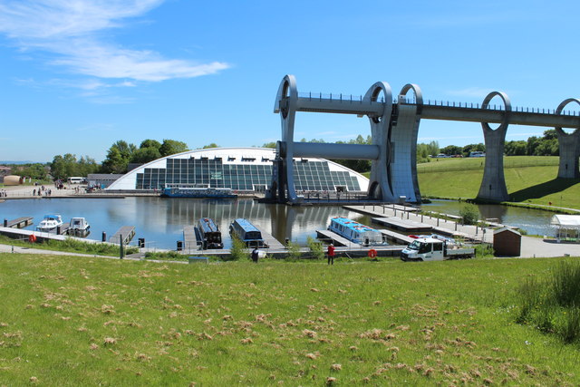 Falkirk Wheel and Visitor Centre © Billy McCrorie :: Geograph Britain ...