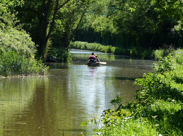 Kayak on the Oxford Canal