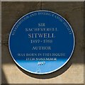 Sitwell blue plaque, Scarborough