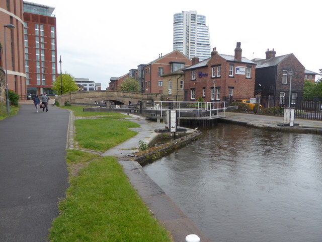 Lock No.2 at Canal Wharf on the Leeds... © Eirian Evans :: Geograph ...