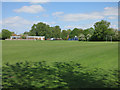 Playing fields by Melbourn Village College