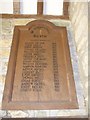 St. George, Bourton: churchwardens board