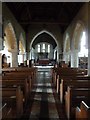SU7433 : Selborne - St.Mary's - Nave leading to Chancel by Rob Farrow