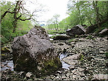 SD8964 : Boulders in Malham Beck by Jonathan Thacker
