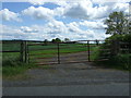 NZ3148 : Gated farm track off Black Boy Road by JThomas