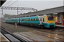 SJ8989 : Arriva Trains Wales Class 175, 175113, platform 3, Stockport railway station by El Pollock
